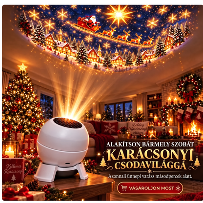 ❄️🔥SCNDR® Prémium Karácsonyi Fényprojektor – Ünnepi Kollekció 🎄