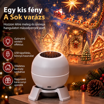 ❄️🔥SCNDR® Prémium Karácsonyi Fényprojektor – Ünnepi Kollekció 🎄