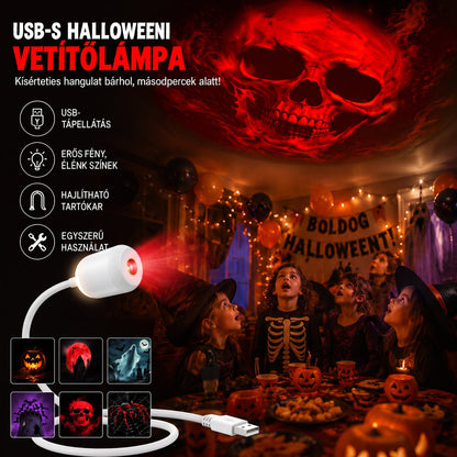 🎃🎃𝑺𝑪𝑵𝑫𝑹® CinemaGlow | Mini-Proyector HD de Terror para Halloween
